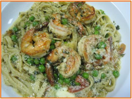 Garlic Shrimp Pasta